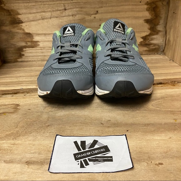 Reebok dmx ride grey green running sneakers - Picture 2 of 8